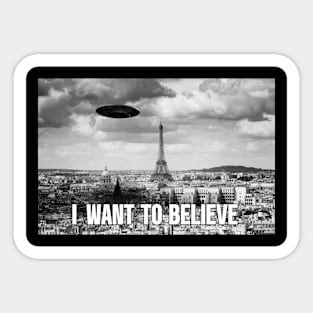 Believe in Paris Sticker